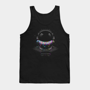 Astronaut with colorful paint Tank Top